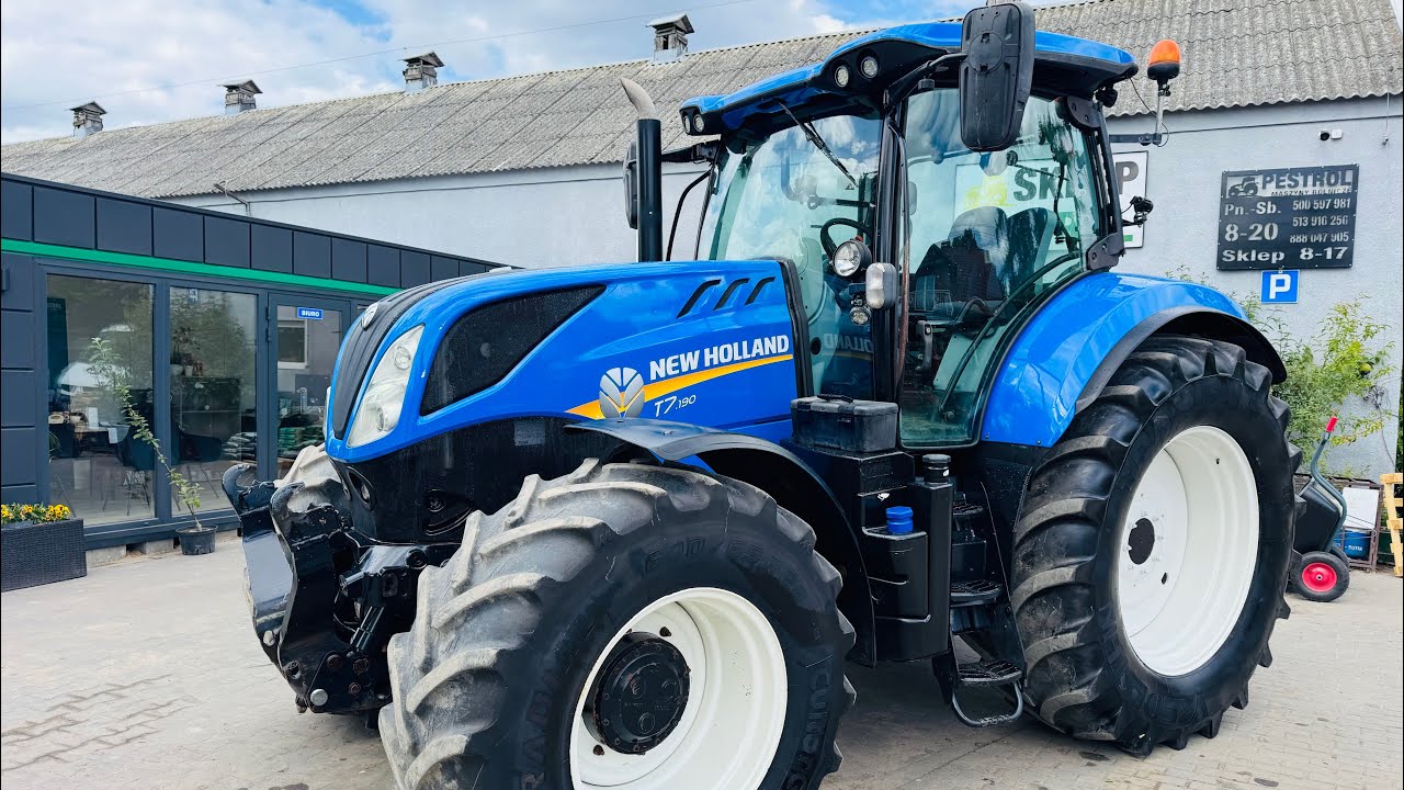 New Holland T7.190, power command, 190KM, pneumatyka, dobre opony, prezentacja/review *PESTROL*