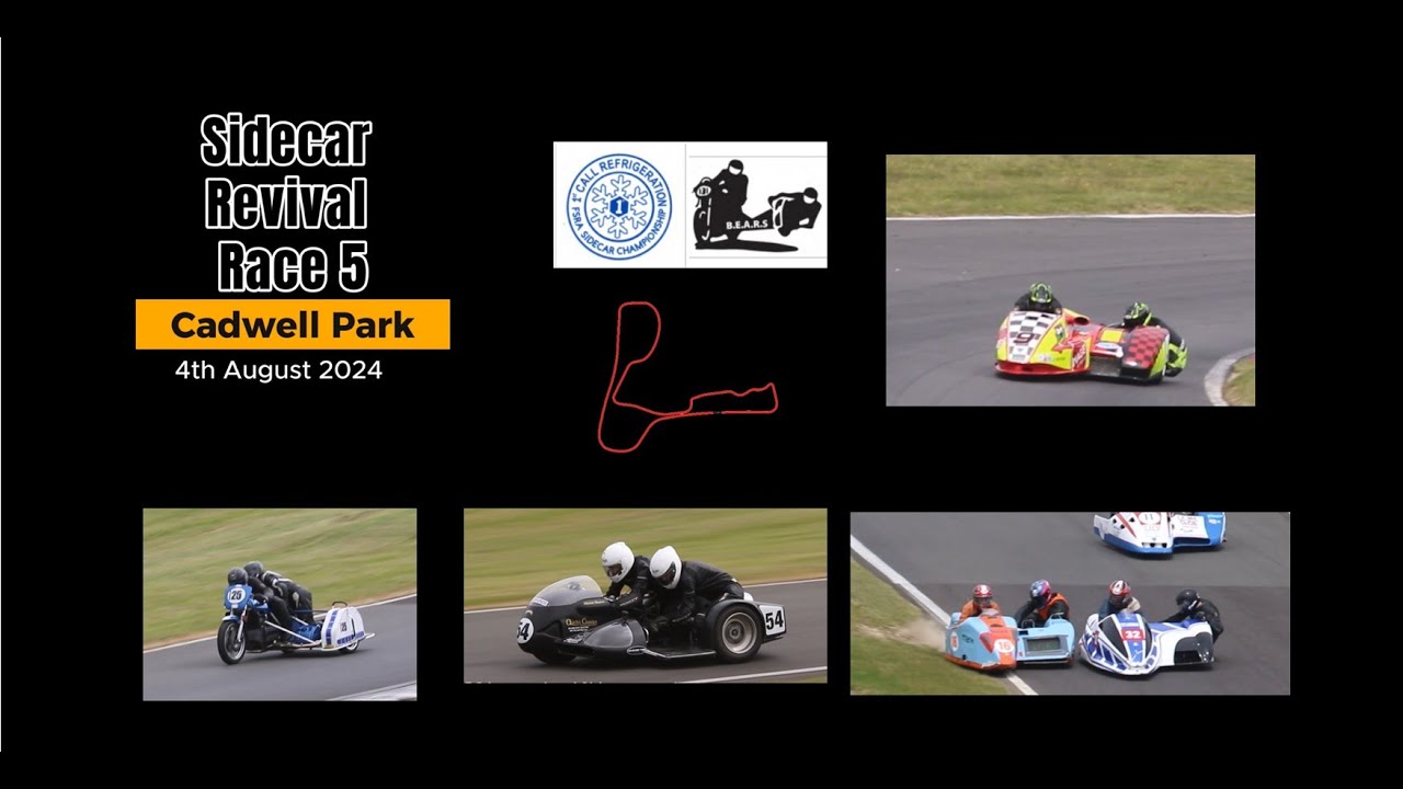 FSRA Pre Injection & Bears Sidecars Bemsee International Sidecar Revival Cadwell Park Race 5 4/8/24