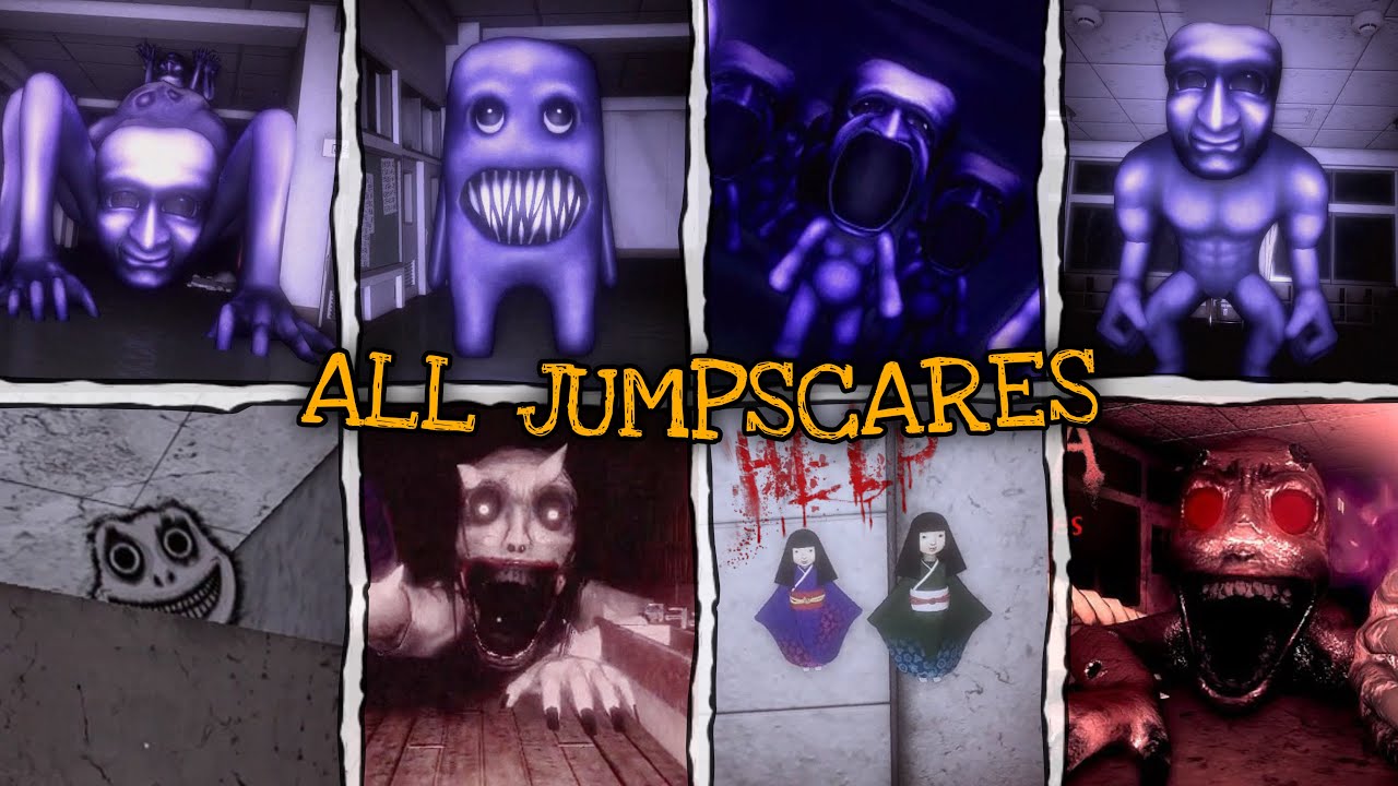[SPIDER] AOONI Nightmare & PETAPETA School of Nighmares: ALL JUMPSCARES & Scary Moments