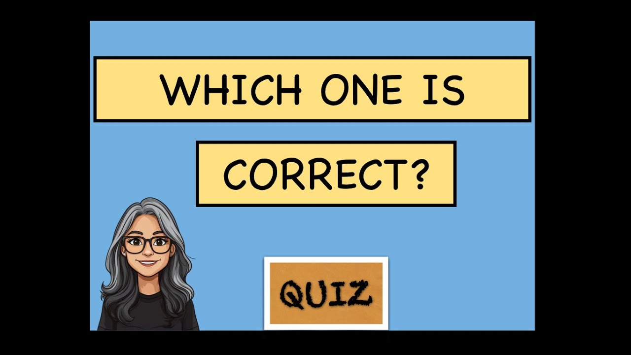 Can you spell it 🤔Spelling Test: Choose the Correct Word ✅