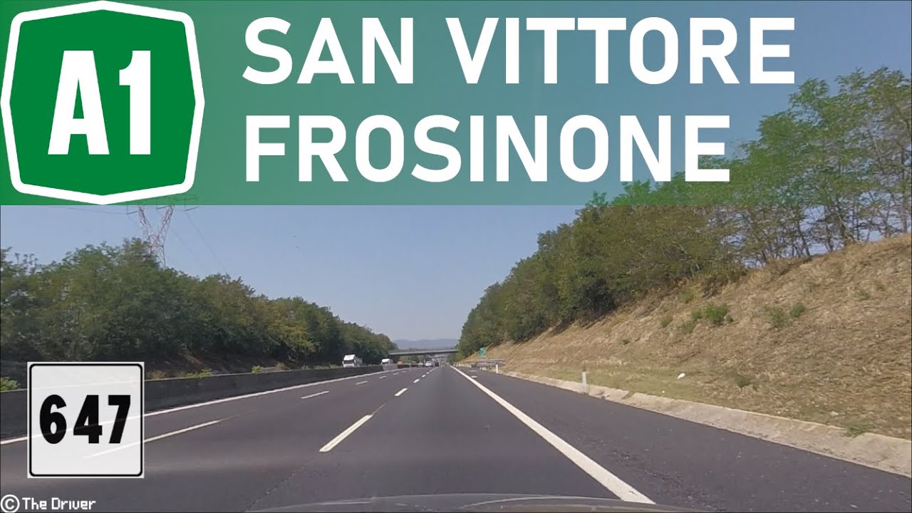 I - Autostrada A1 - Tratto San Vittore-Frosinone