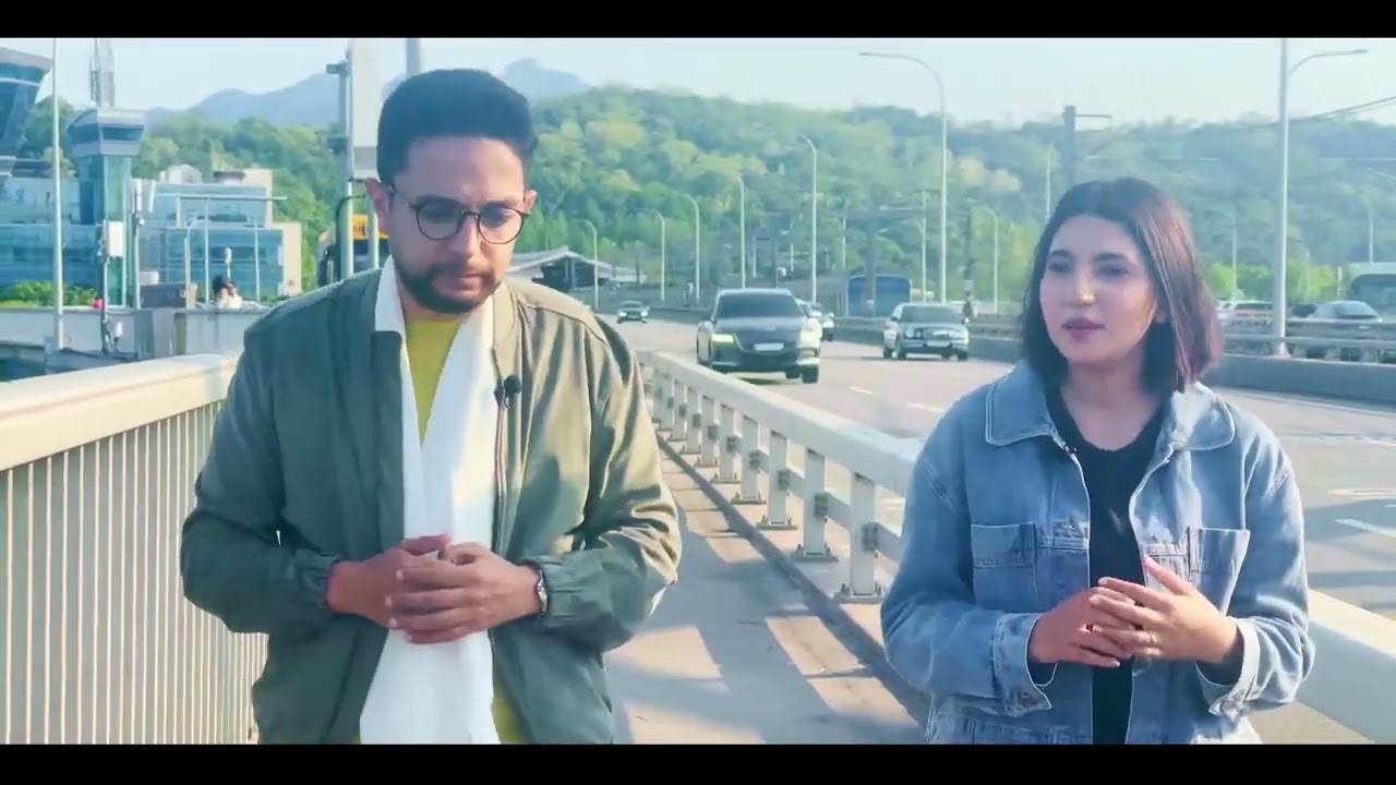 لوغاريتم في مواقع تصوير الدراما الكورية وجولة مع آية الهواري