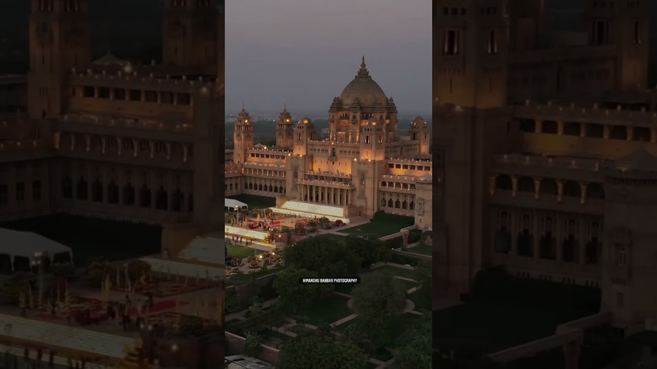 Umaid bhawan #jodhpur #drone #hyperlapse #photography #videography #wedding
