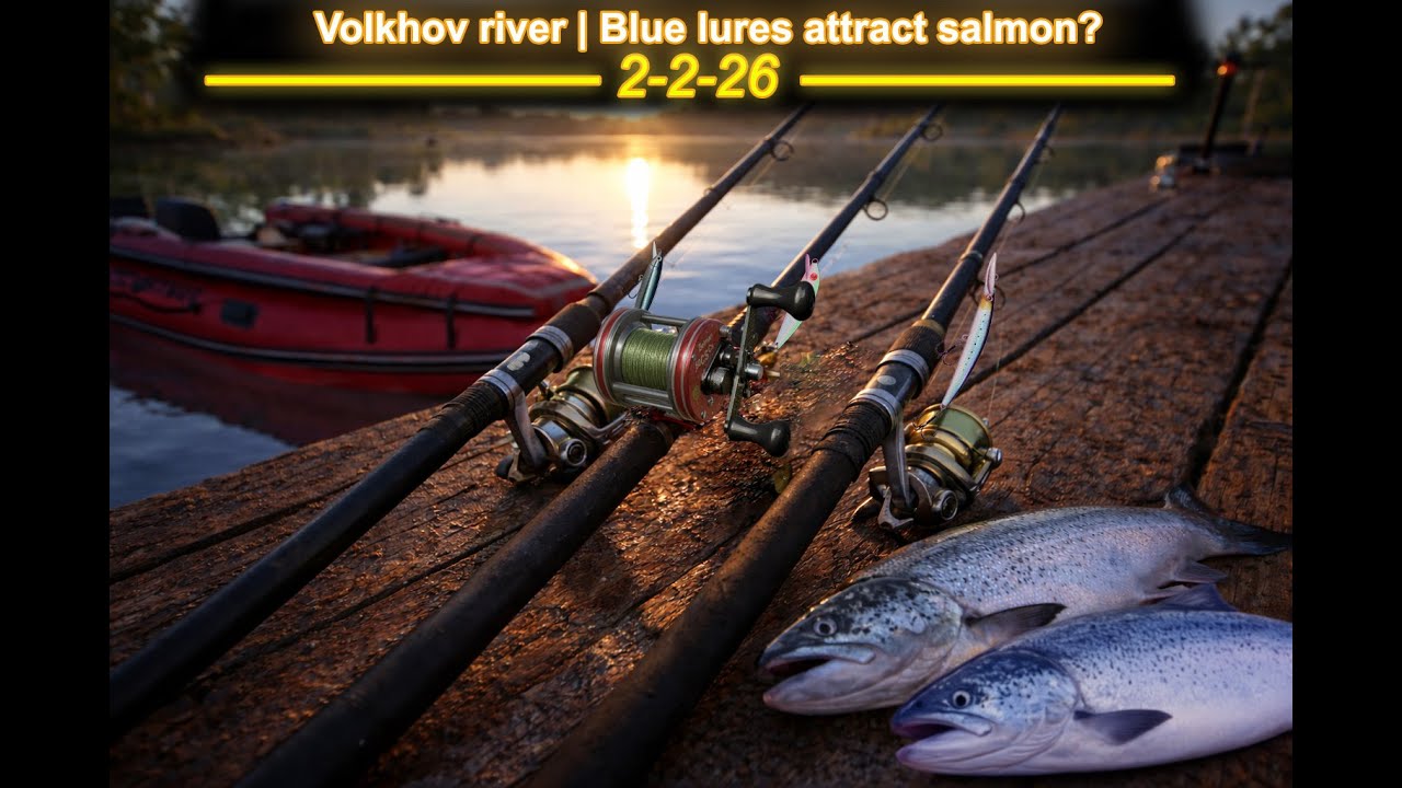 Russian Fishing 4, Volkhov river | Blue lures attract salmon? 2-2-26
