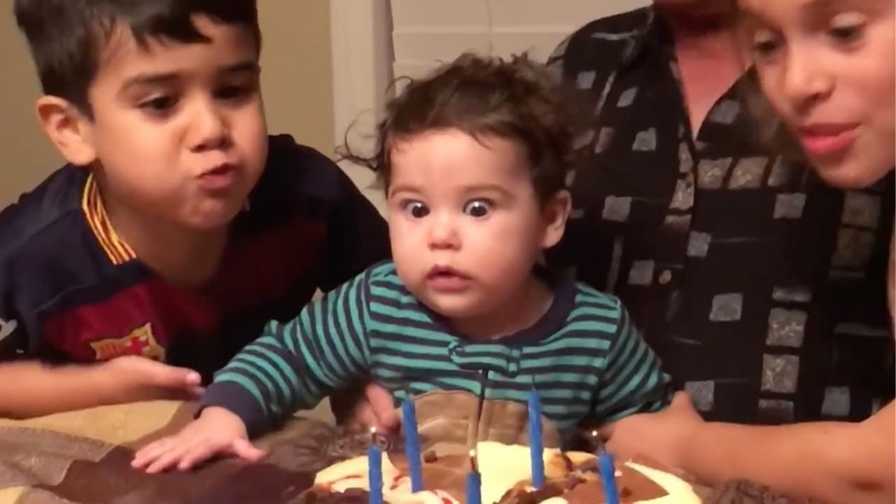 TOP Kids blowing out Birthday Candles Fails - Try Not to Laugh 😂 #2