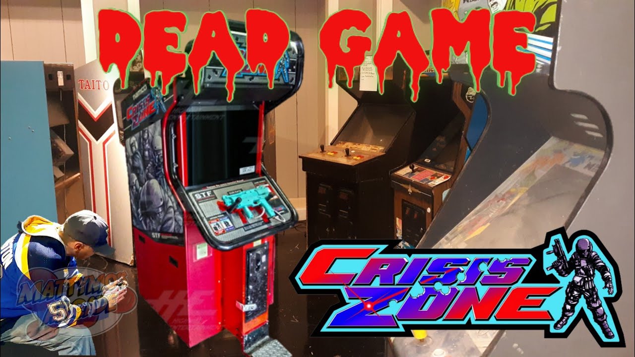 DEAD GAME! Crisis Zone Arcade Game Repair