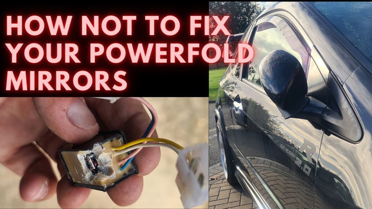 Honda Civic FN2 MK8 Type R Powerfold Mirror Fix - How To