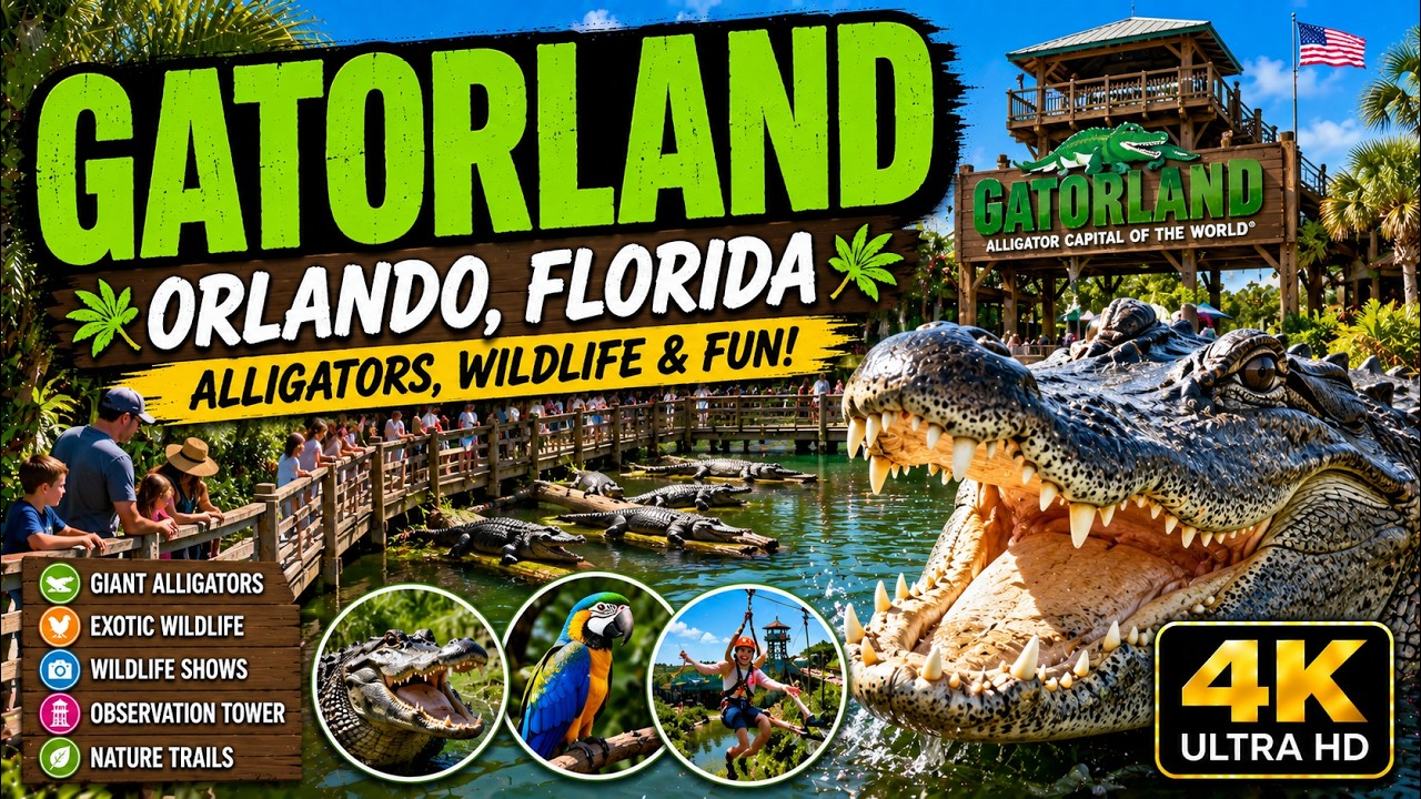 Gatorland the WILDEST Theme Park in Orlando Florida!