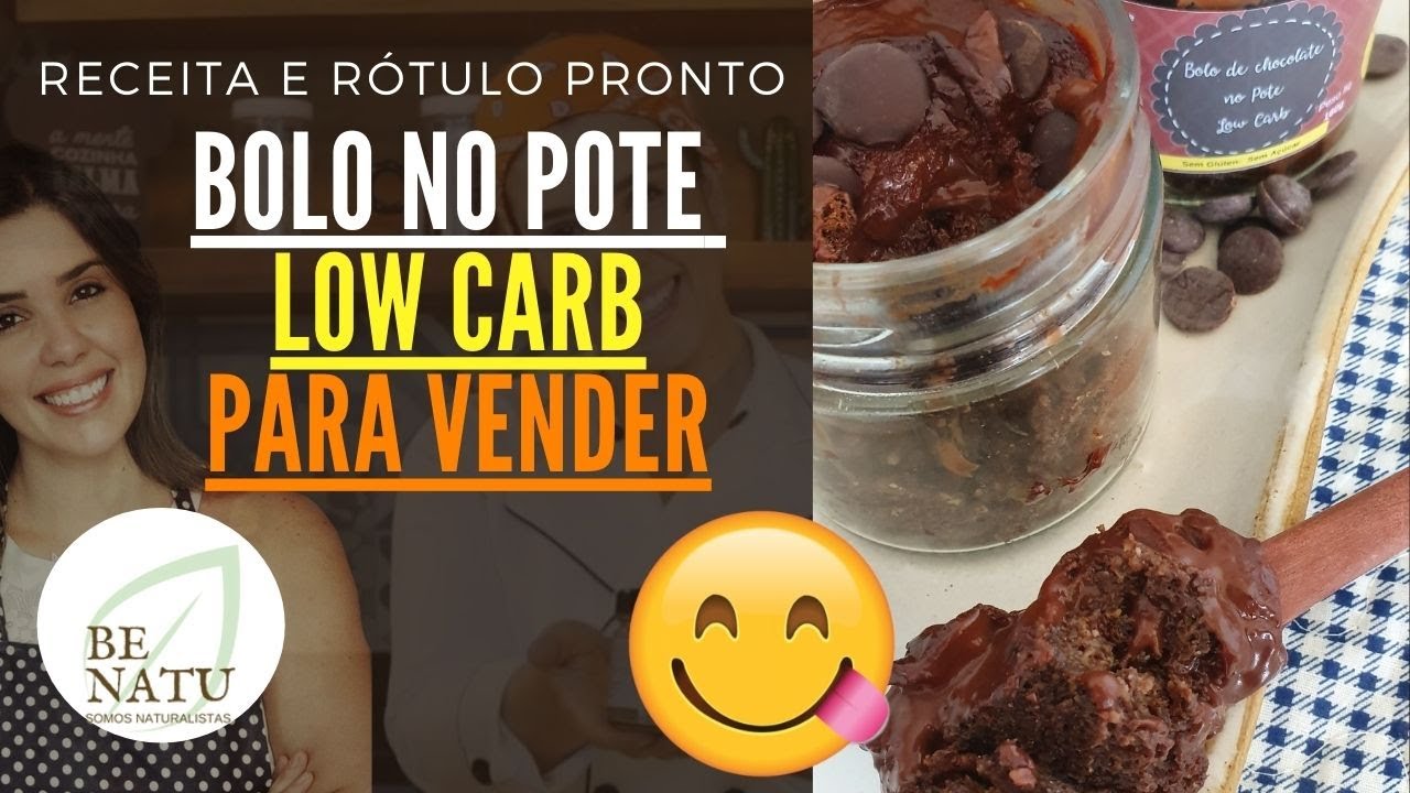 MELHOR RECEITA DE BOLO NO POTE LOW CARB PARA VENDER!
