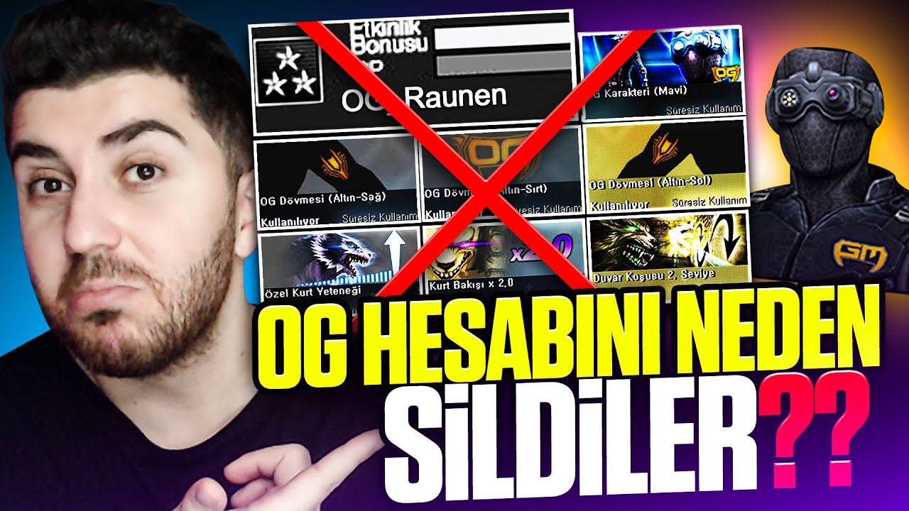 JOYGAME OG HESABINI NEDEN SİLDİ? ENVANTER HİLESİ Mİ A&Ccedil;TIM?