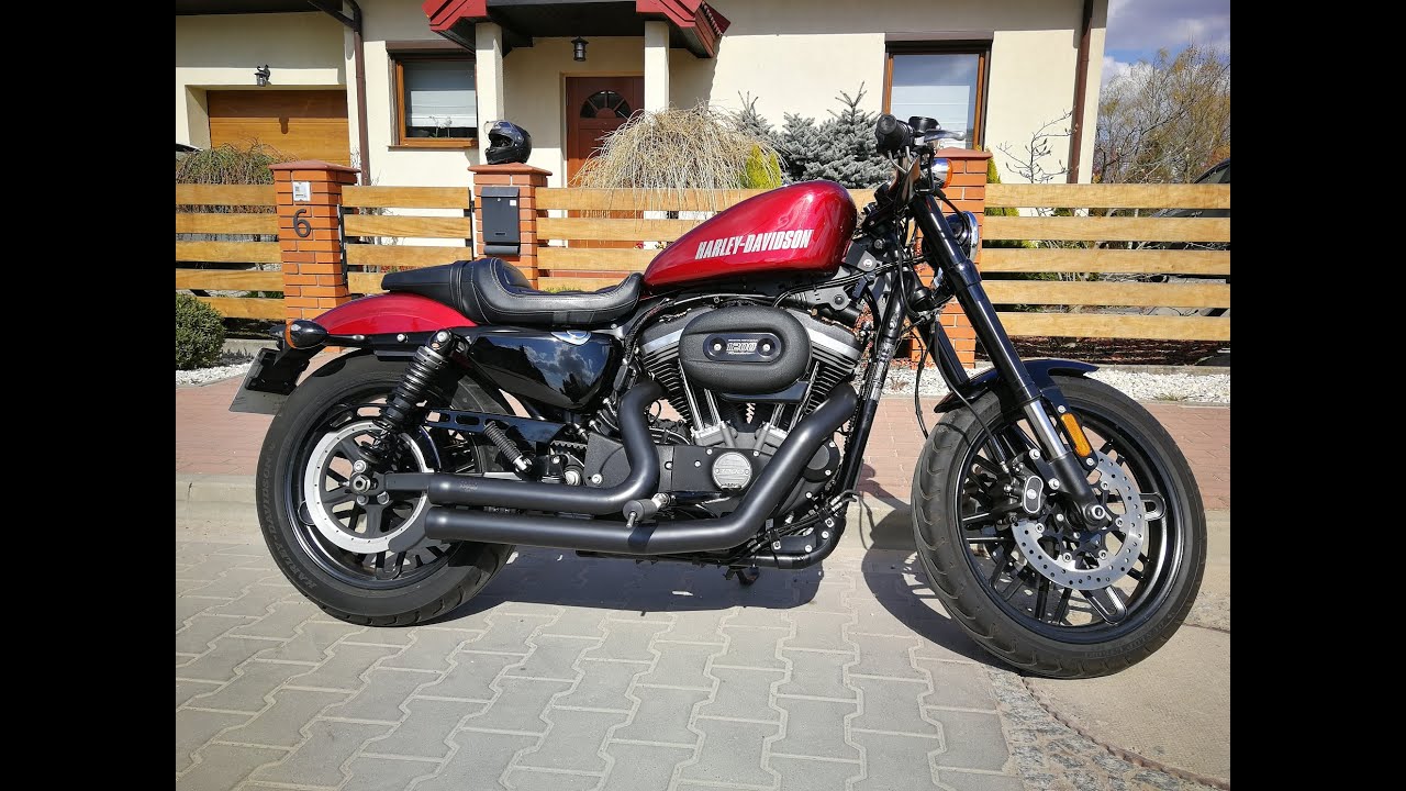 Harley Davidson Sportster Roadster XL1200CX with Cobra SPEEDSTER SHORT 909 (BLACK) exhaust