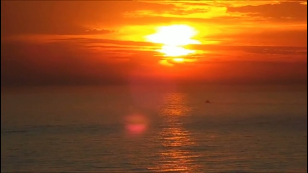 6 Minute Sunset View For Deep Relaxing & Calming, Mindful Meditation Music | KressUp Relaxing Music