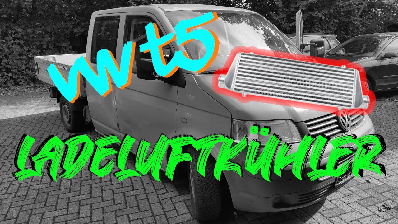 Neuer Ladeluftkühler VW T5 🚐 und eine kleine Anleitung zum abbauen der Stoßstange vorne😊  #VW #T5