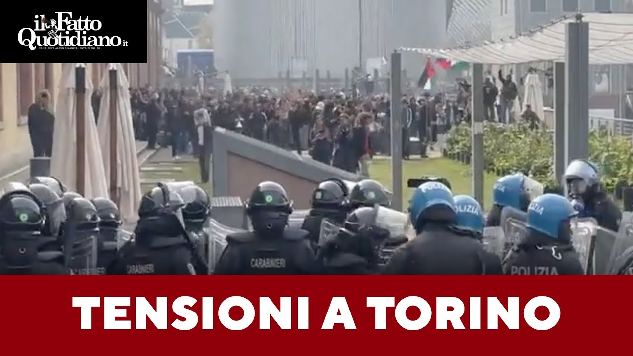 Pro Pal tentando di entrare all'Italian Tech Week contro Bezos e Von der Leyen. Tensione a Torino