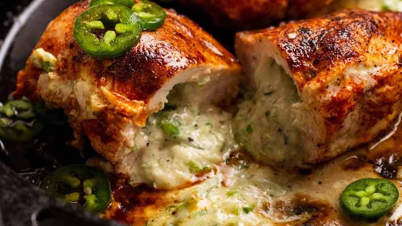 Jalapeno Poppers Stuffed Chicken Breast