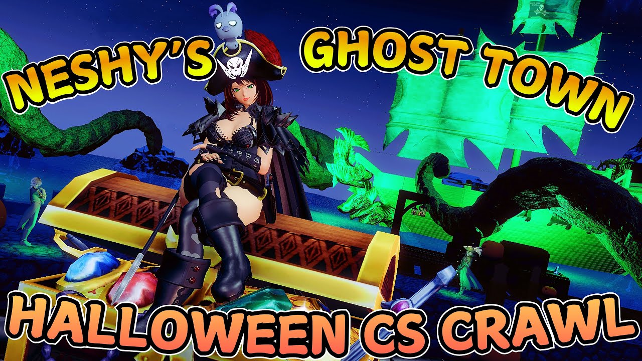 [PSO2 NGS] Neshy's Ghost Town - Halloween CS Crawl