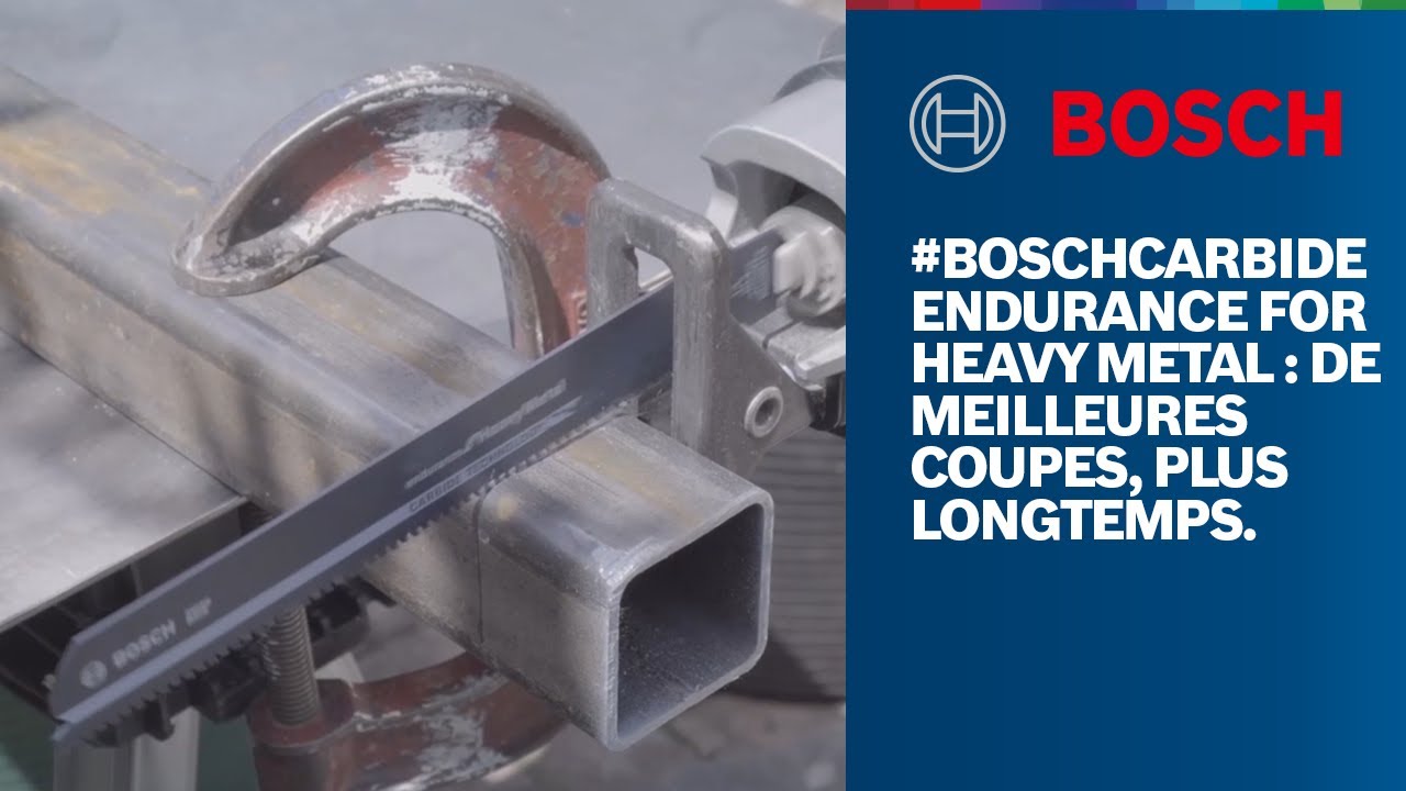 #BOSCHCARBIDE Endurance for Heavy Metal : de meilleures coupes, plus longtemps