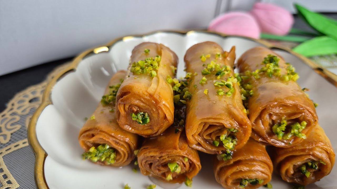 Baklava roll|Baklava without oven|viral Baklava sweet