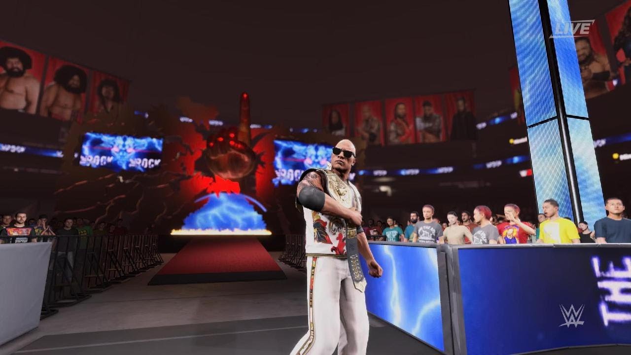 WWE 2K25 CM Punk vs (The Final Boss) The Rock