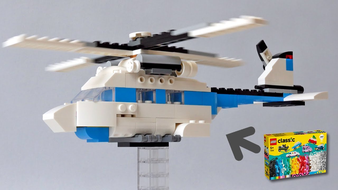 Building helicopter | using LEGO classic 11036 Creative Vehicles : high quality Rotatable propeller