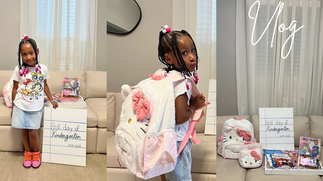 VLOG | Tazannah’s 1st Day Of Kindergarten + New Hairstyle + School Shopping & More