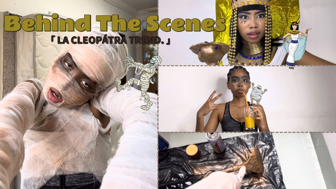 BEHIND THE SCENES || FIZ A TREND DA CLEOPÁTRA!