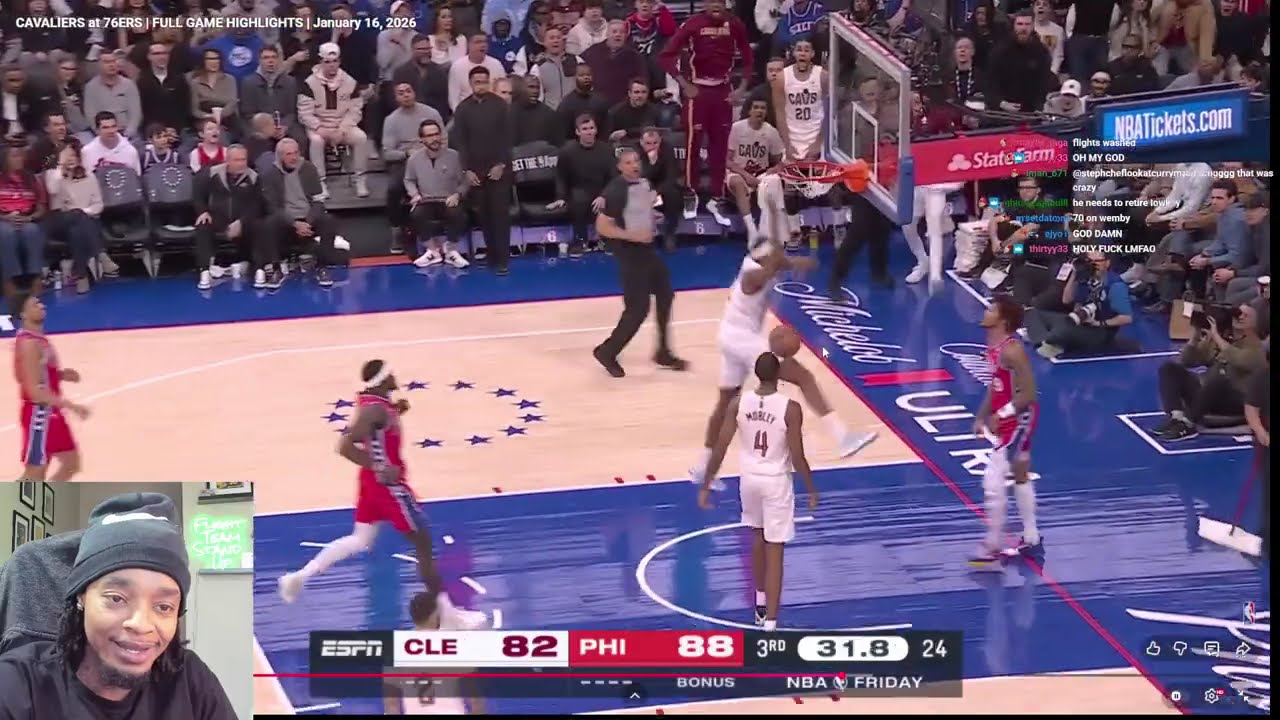 FlightReacts To CAVALIERS at 76ERS | FULL GAME HIGHLIGHTS | January 16, 2026!