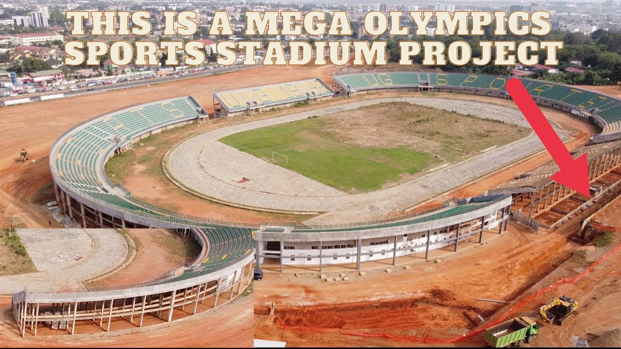 The real Olympics sports stadium project which will host African games in 2023 Ghana 🇬🇭