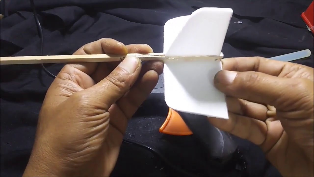 Cara Mudah Membuat Pesawat Tenaga karet dari foam II How to make simple foam rubber plane
