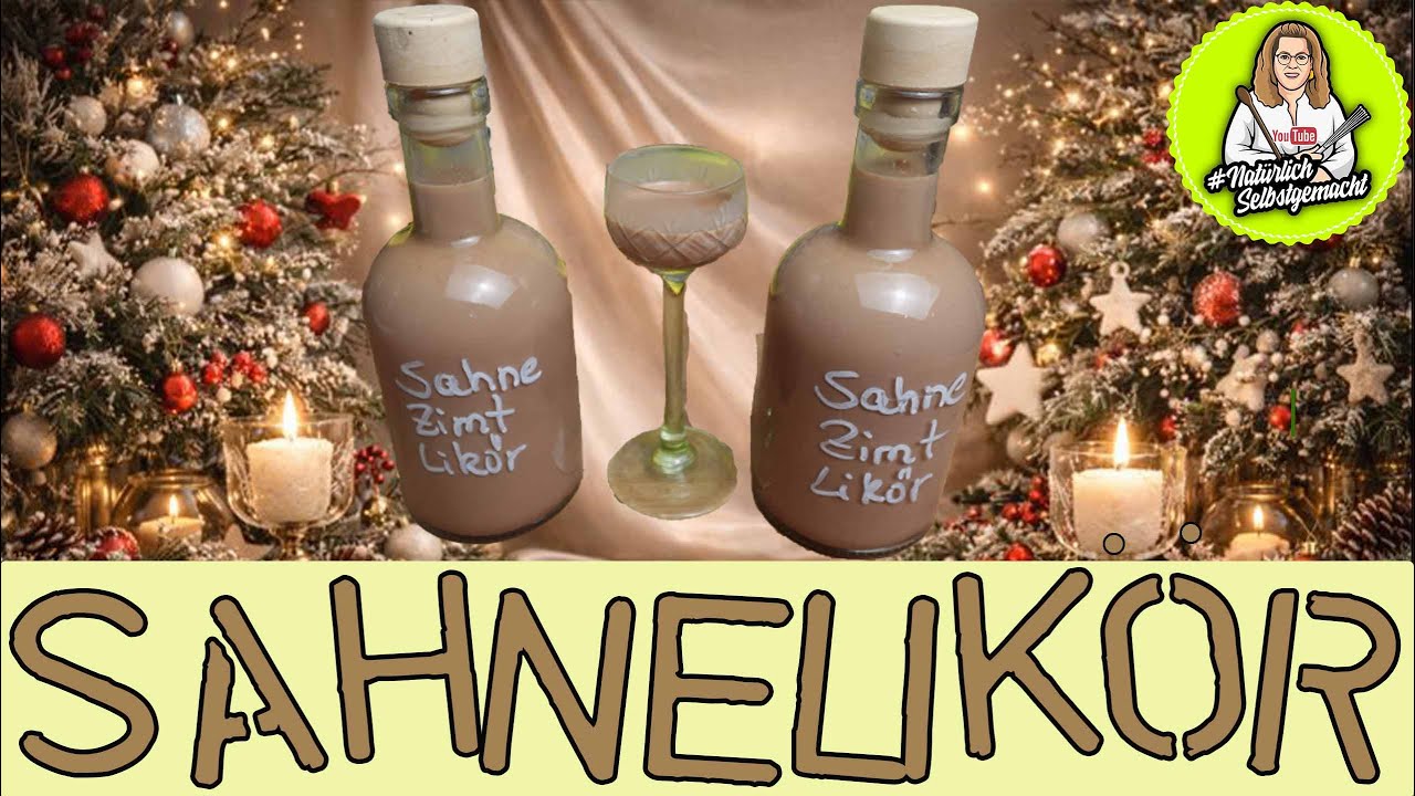 Sahne Lik&ouml;r Zimt & Schokolade - Last Minute Geschenk aus der K&uuml;che