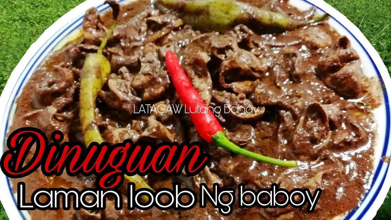 How to cook Dinuguan|laman loob ng baboy