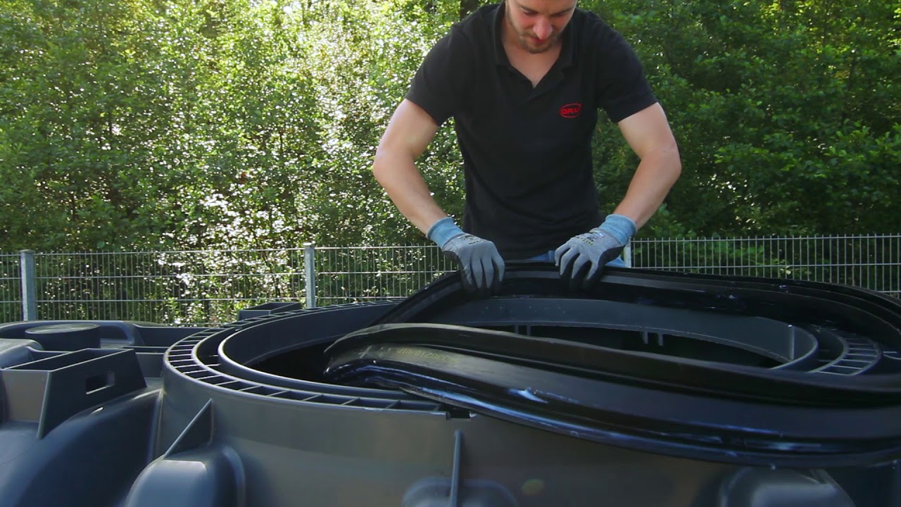 Montaje Depósito soterrado  modelo Carat S - GRAF Iberica