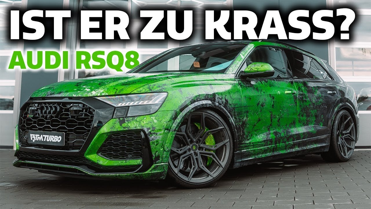 Kranker SOUND im Audi RSQ8 - Leistungssteigerung & Tieferlegung per App - BTM Turbo