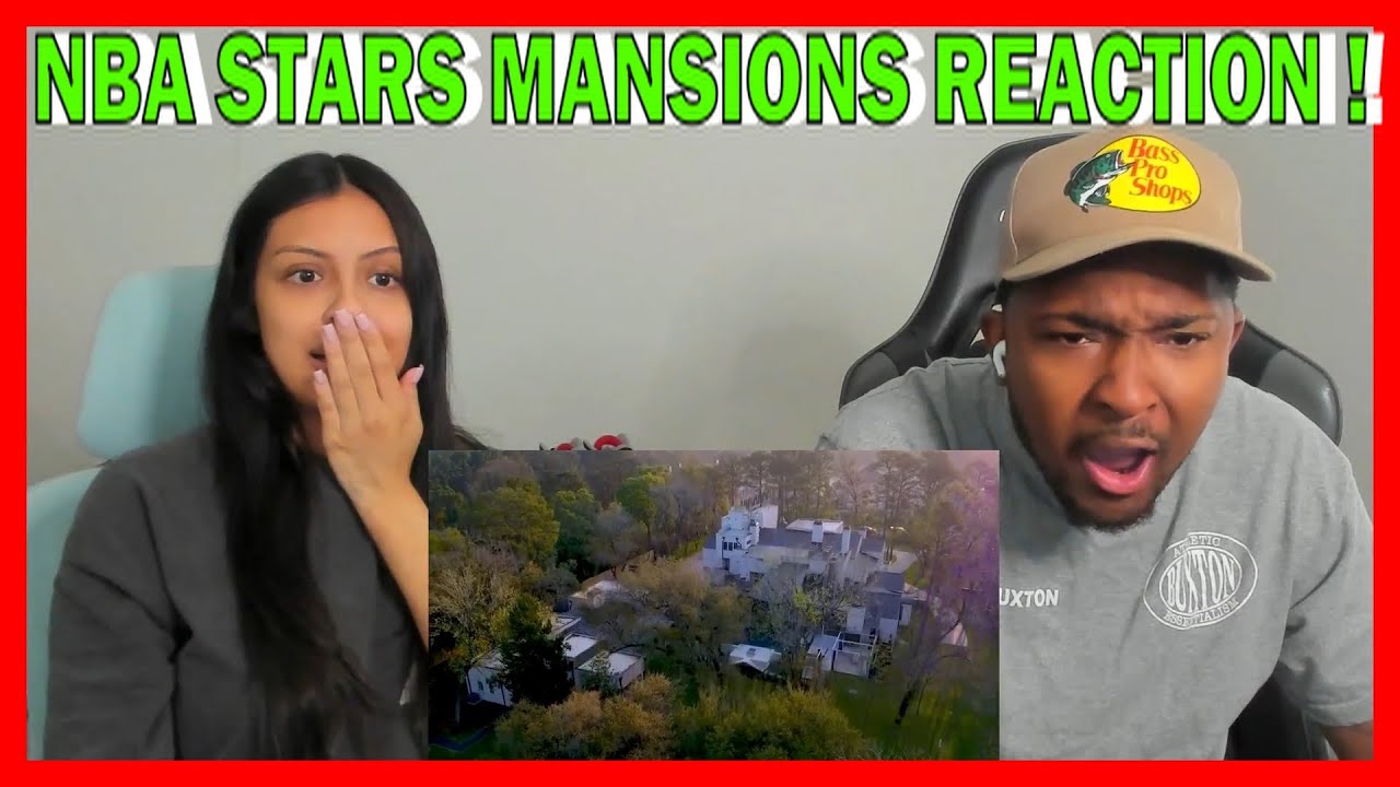 Couple Shocked by Most Expensive NBA Star Mansions - NBA REACTION