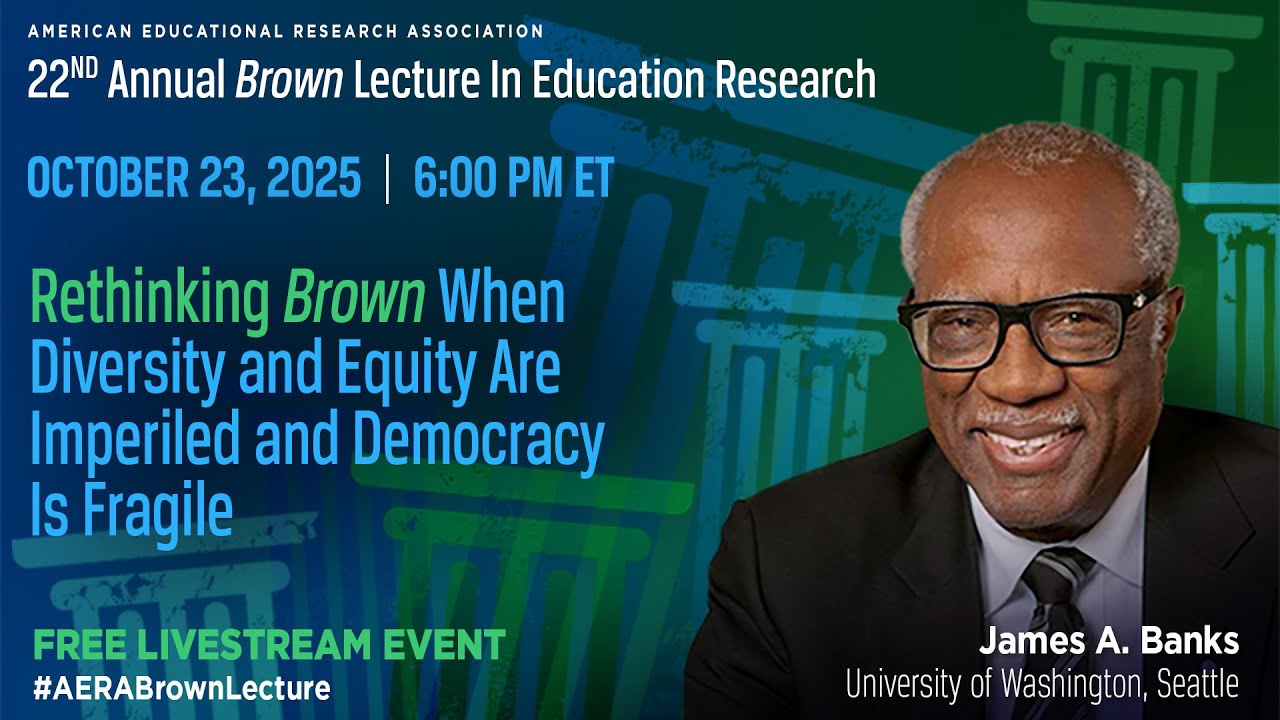 2025 Brown Lecture in Education Research (Post-Production)