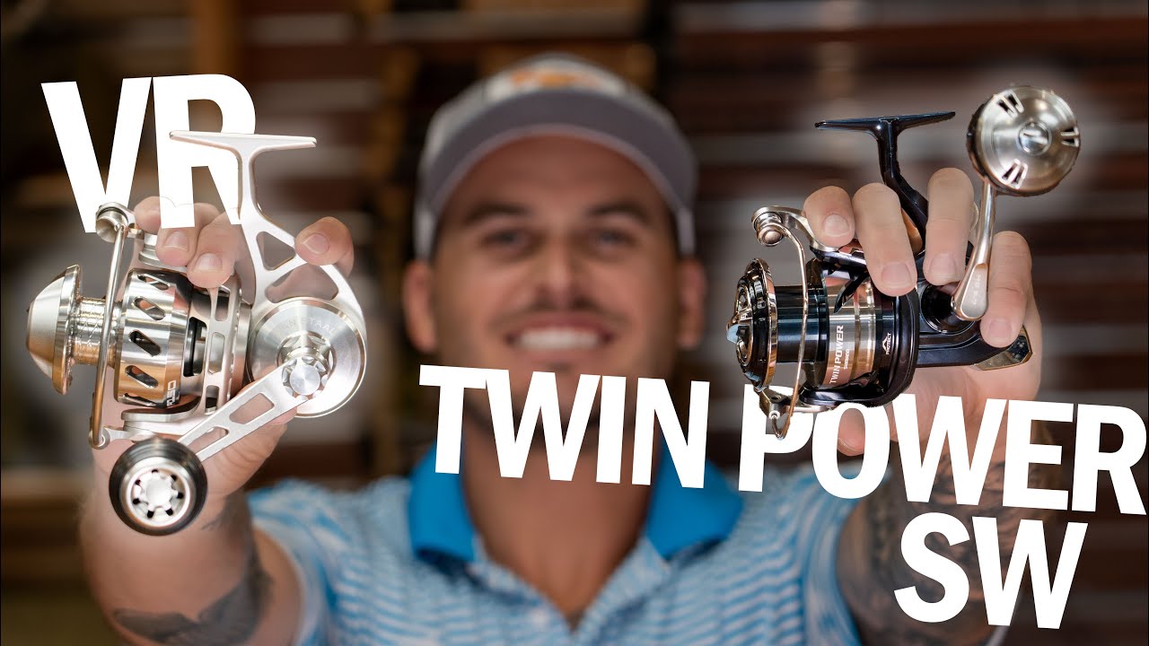 Shimano Twin Power SW против Van Staal VR!