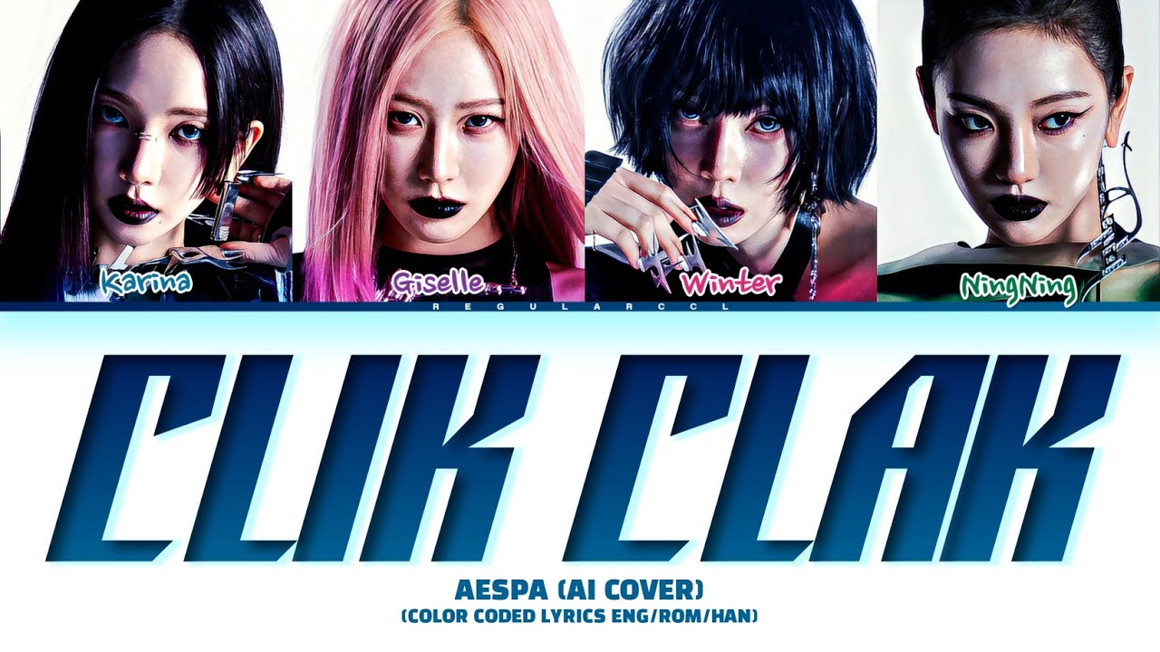 [AI COVER] AESPA 'Clik Clak' lyrics (by BABYMONSTER) (Color coded lyrics Eng)
