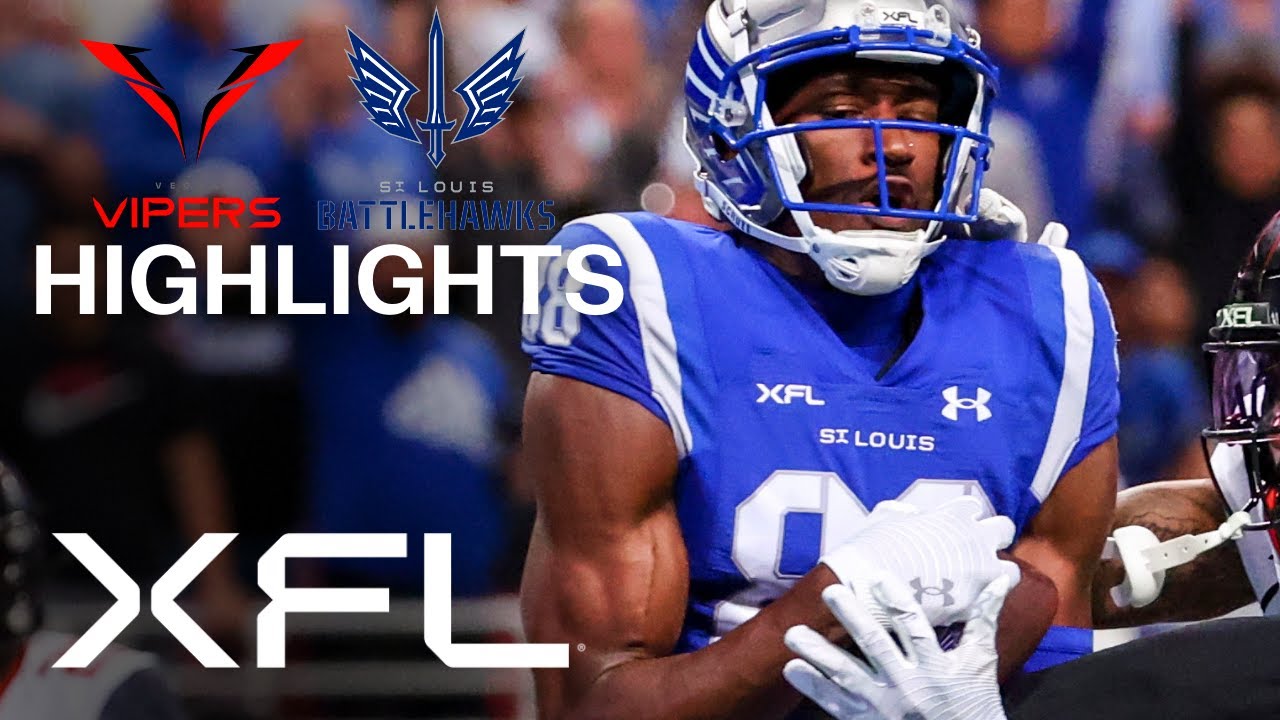 XFL Highlights - Vegas Vipers vs. St. Louis Battlehawks