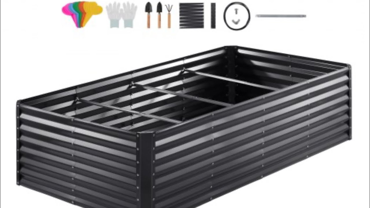 VEVOR 8x4x2 Raised Garden Bed Assembly @vevor.official 