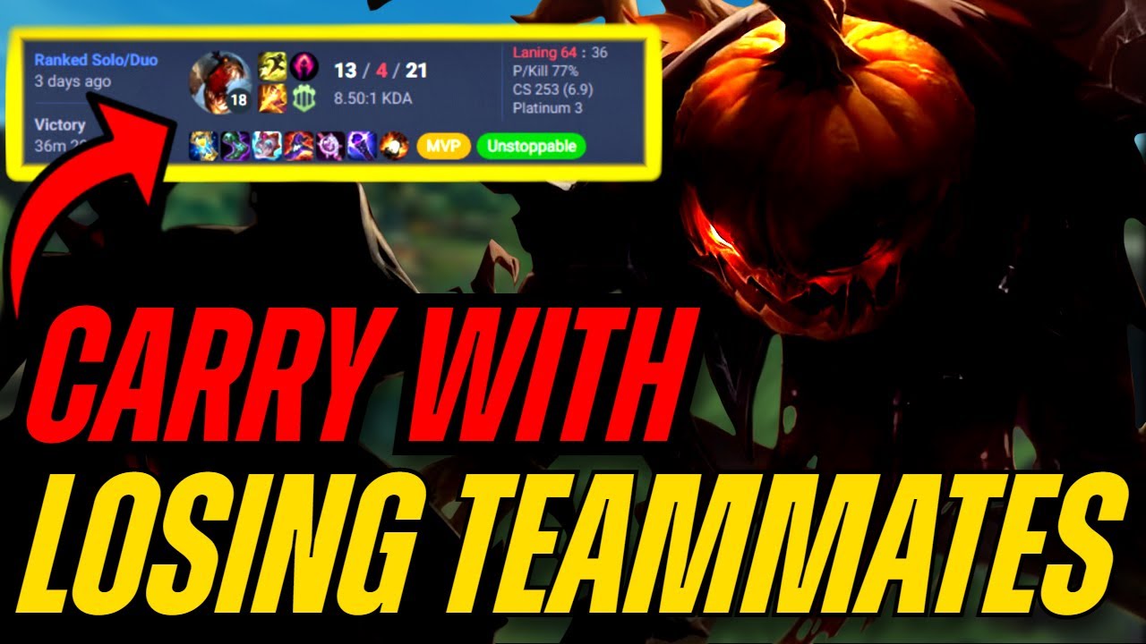 This Is How To Carry With 3 Losing Lanes With Fiddlesticks Jungle