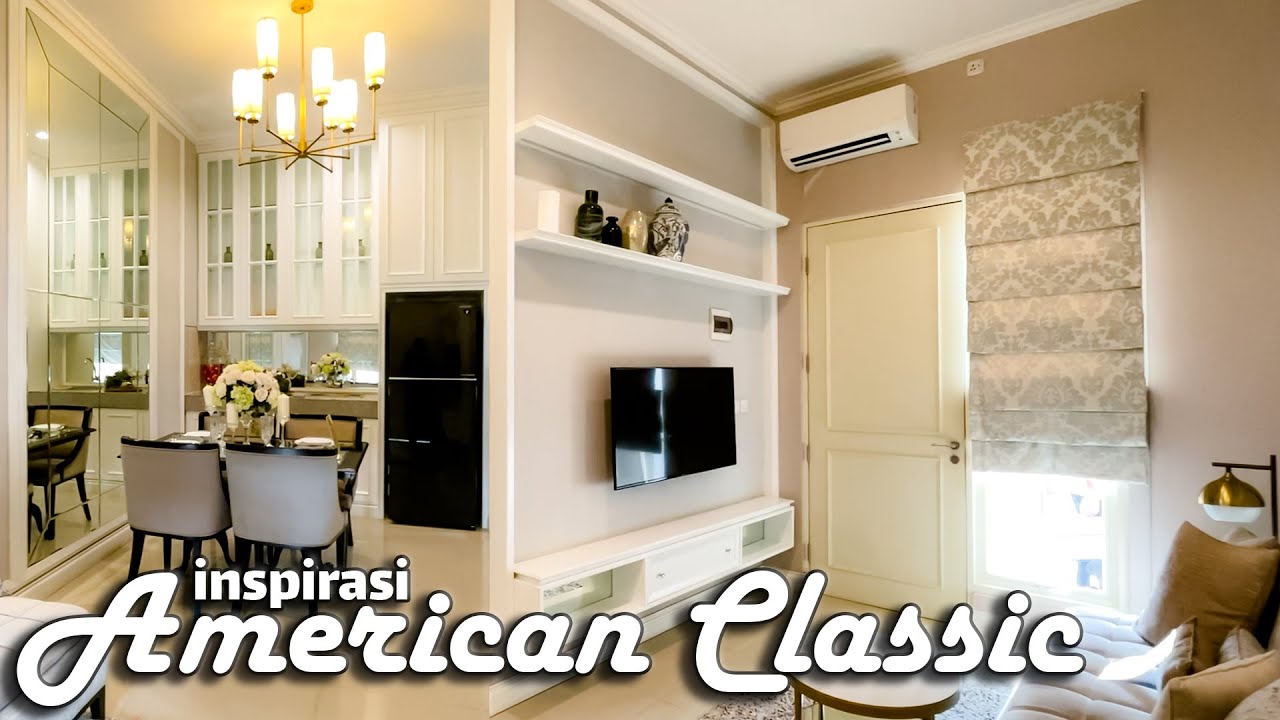Ngeliat Rumah Desain American Classic Luas 6x12 di Millennium City
