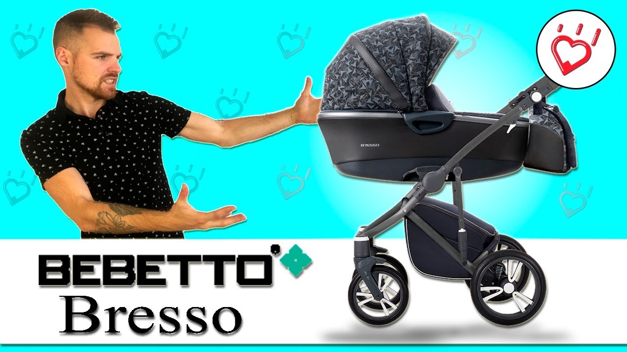 Bebetto Bresso универсальная коляска 2 в 1. Видео обзор