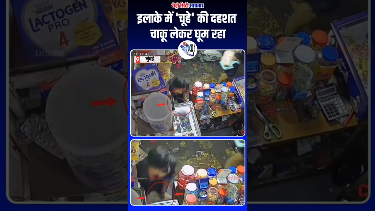 मुंबई में चाकू के दम पर लूट! CCTV में कैद बेखौफ बदमाश की करतूत | वडाला Crime News