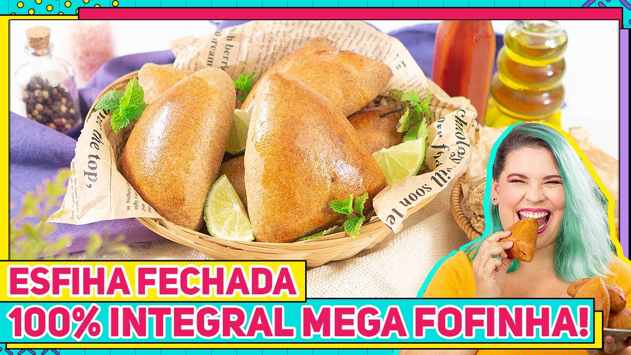 ESFIHA FECHADA 100% INTEGRAL MUITO FOFINHA E FÁCIL DE FAZER! Faça e Venda | Rende Muito | RM739