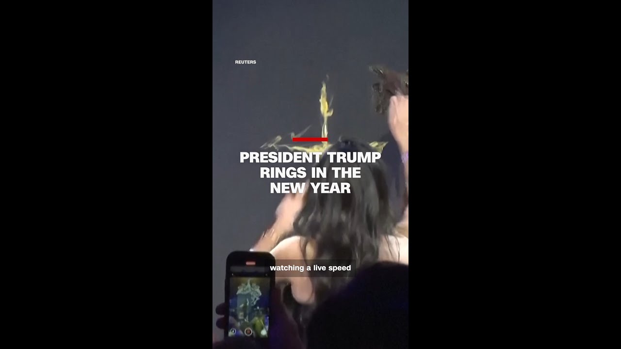 President Trump rings in the New Year
