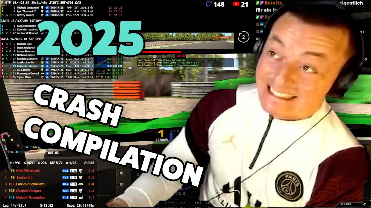 BEST CRASHES 2025 LUBO87 COMPILATION