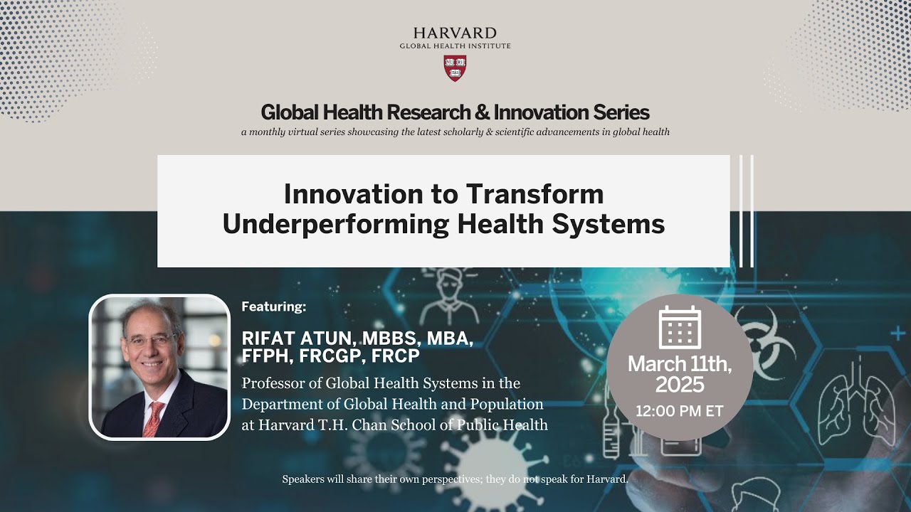 Innovation to Transform Underperforming Health Systems