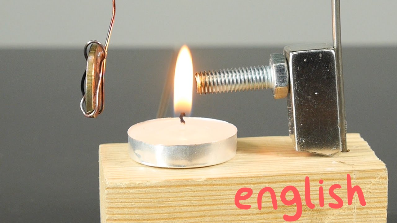 Curie Pendulum. How to Make a Heat Engine.