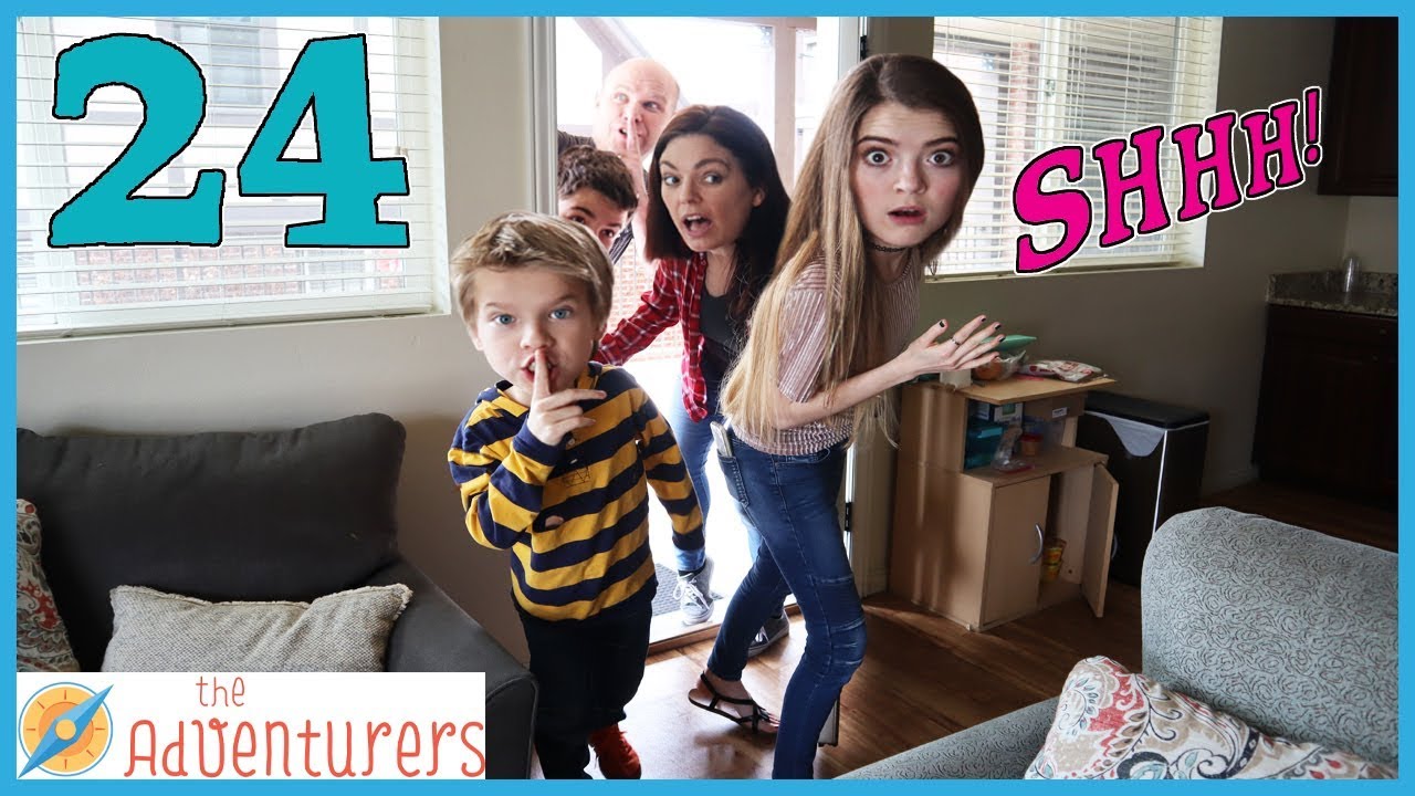 24 Hours - Sneaking Into Audrey's Apartment! (Gone Wrong!) / That YouTub3 Family | The Adventurers