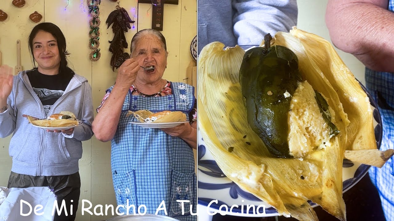 Chiles Rellenos De Tamal Para Navidad De Mi Rancho A Tu Cocina